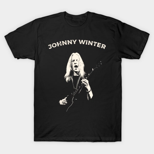 Johnny Winter T-Shirt by Yopi